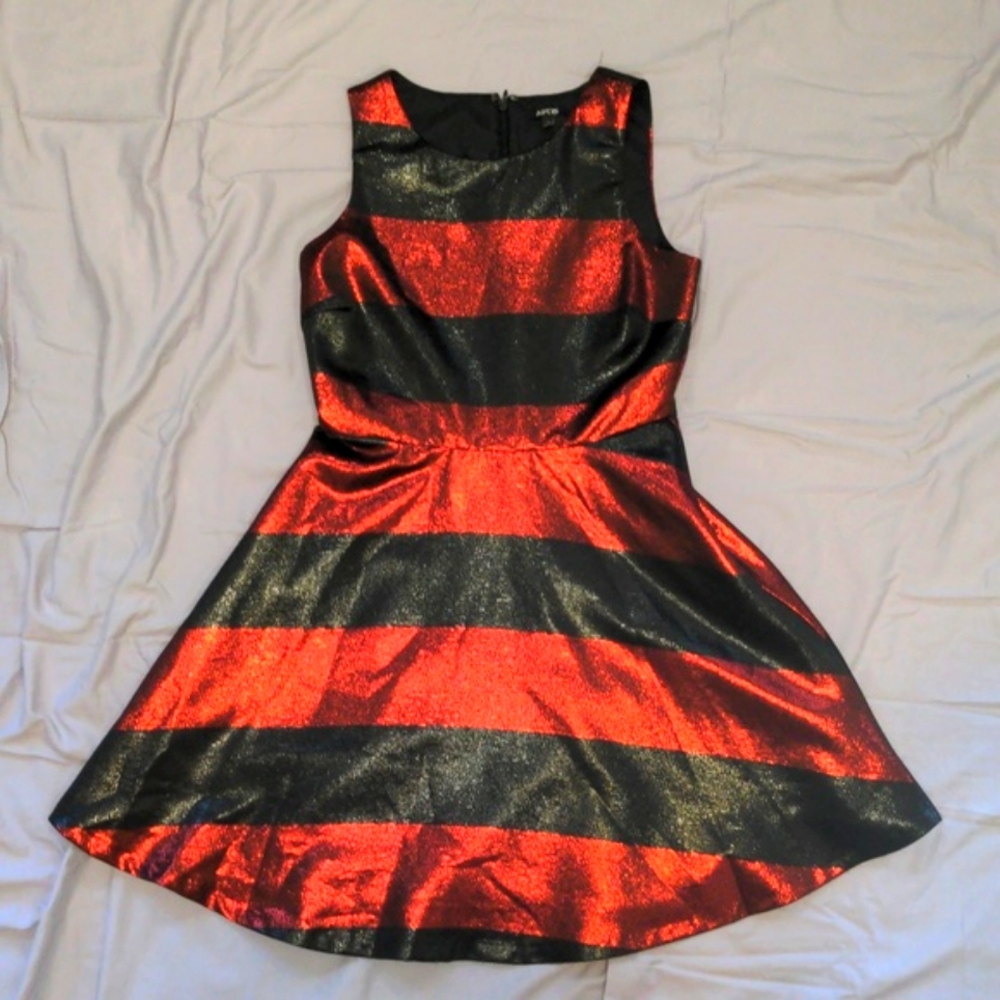 NWOT, Apt. 9 - Red and Black Shimmering Dress